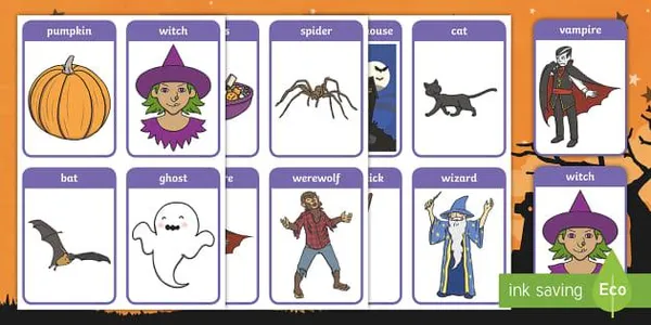 game halloween - Memory Game: Halloween flashcard