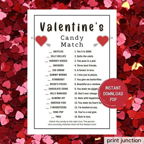 game valentine - Sweetheart Candy Match